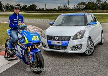 Suzuki Swift Sport GSX-RR Tribute, aria di MotoGP