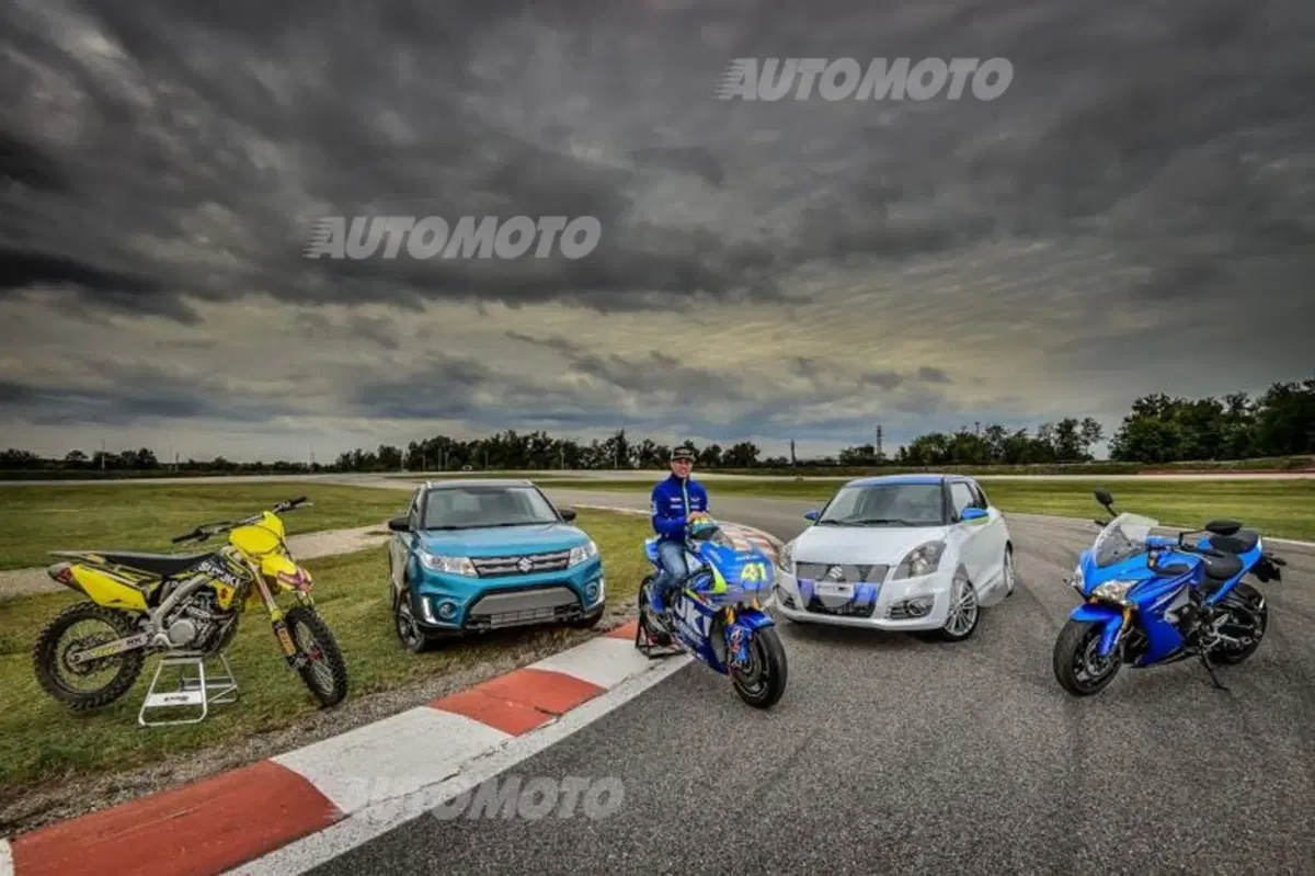 Suzuki Swift Sport GSX-RR Tribute, aria di MotoGP