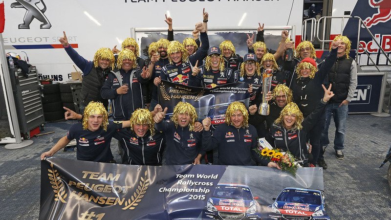 WRX, Team Peugeot-Hansen: Campioni del Mondo in famiglia