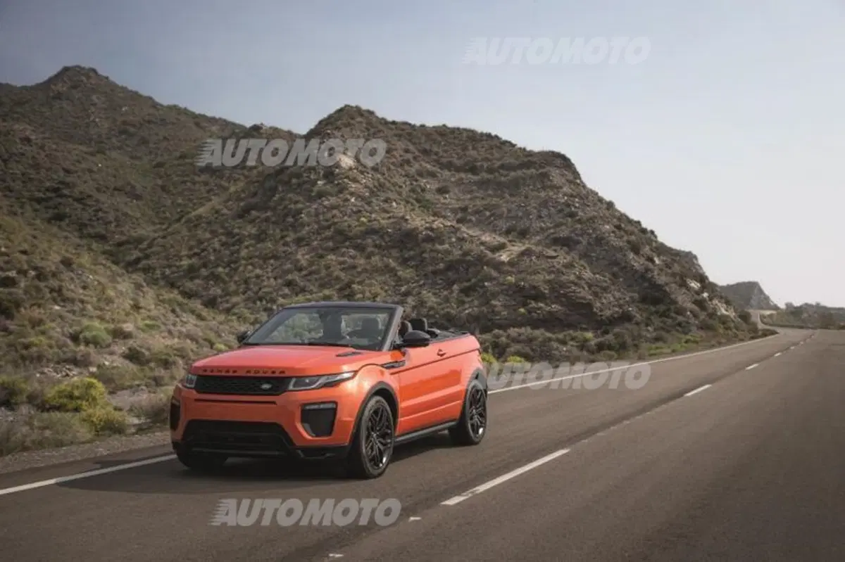 Range Rover Evoque Convertible, come lei non c'è nessuna