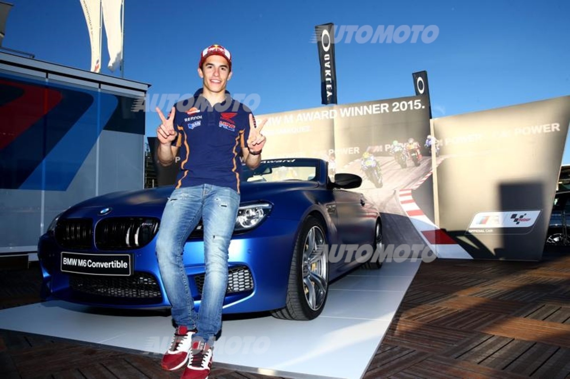 Marc Marquez: dopo le polemiche con Rossi BMW gli regala una M6 Cabrio