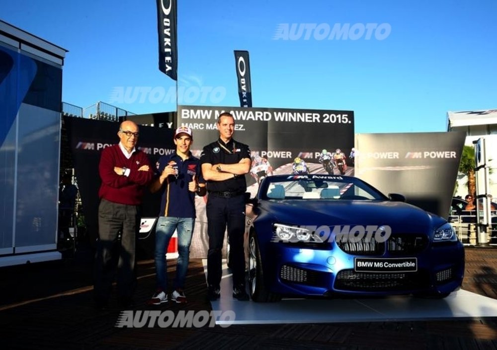 Marc Marquez: dopo le polemiche con Rossi BMW gli regala una M6 Cabrio -  News 