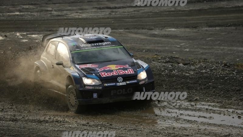 WRC GB. Day 1, Ogier (VW), Meeke, Mikkelsen