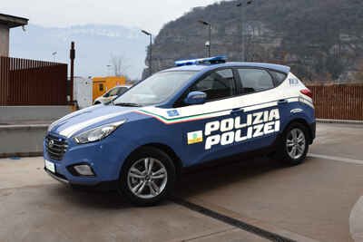 Una Hyundai ix35 Fuel Cell per la Polizia