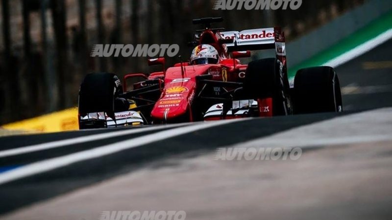 F1, Gp Brasile 2015, Vettel: &laquo;La macchina &egrave; migliorata rispetto a ieri&raquo;