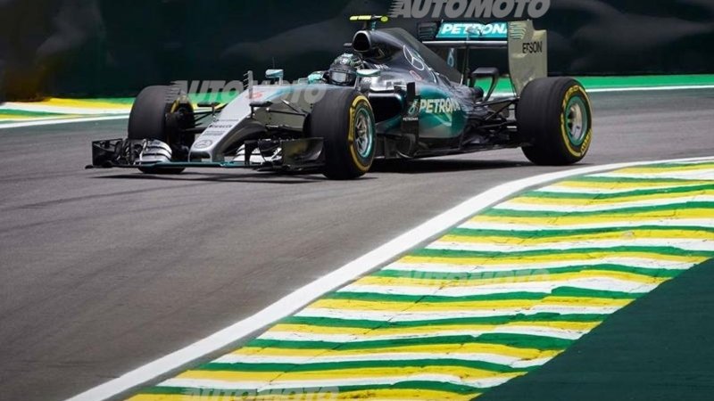 F1, Gp Brasile 2015: vince Rosberg. Vettel terzo