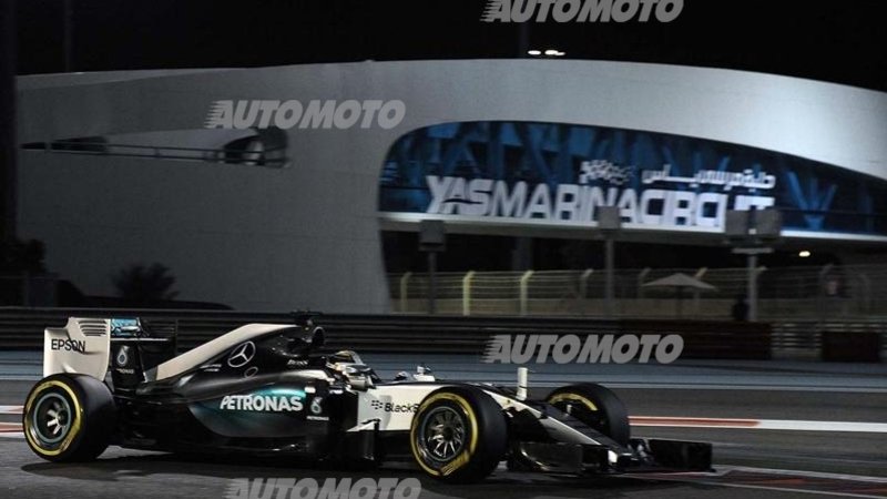 F1, Gp Abu Dhabi 2015, FP3: Rosberg davanti a tutti