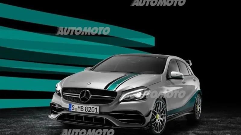 Mercedes Classe A 45 AMG World Champion Edition, l'iridata