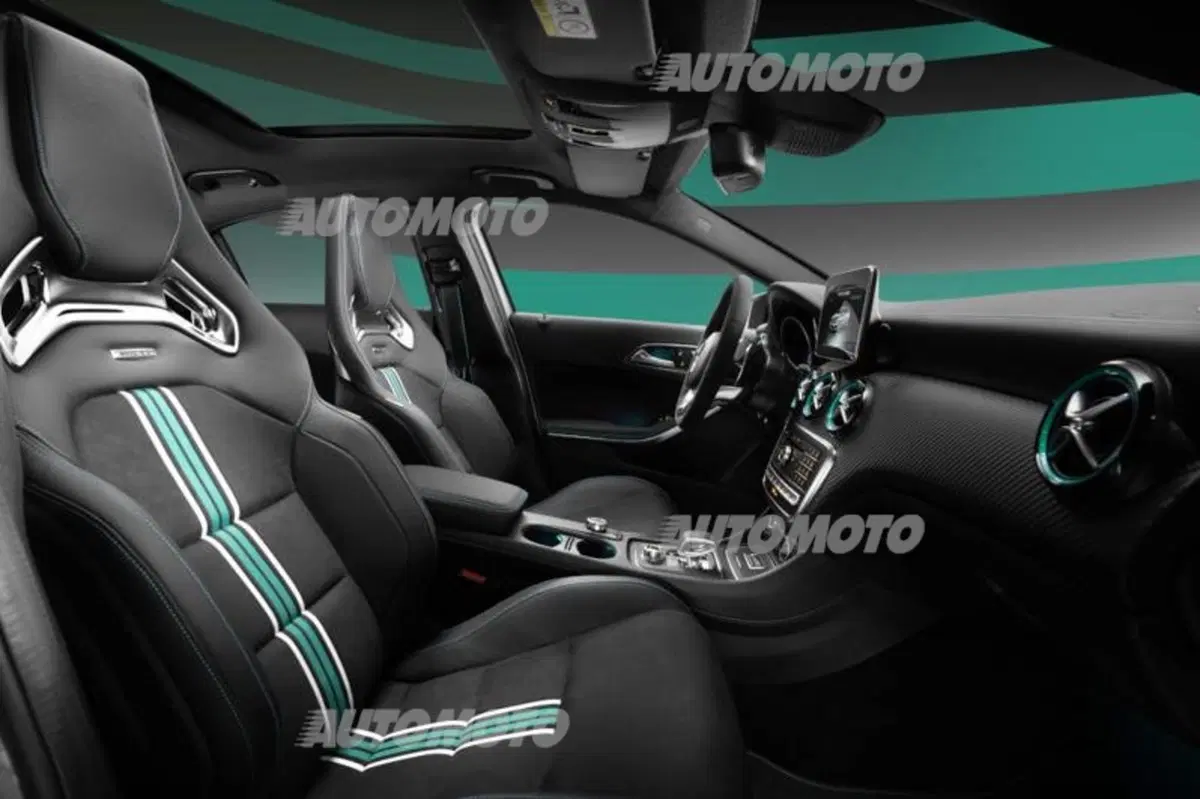 Mercedes Classe A 45 AMG World Champion Edition, l'iridata (4)