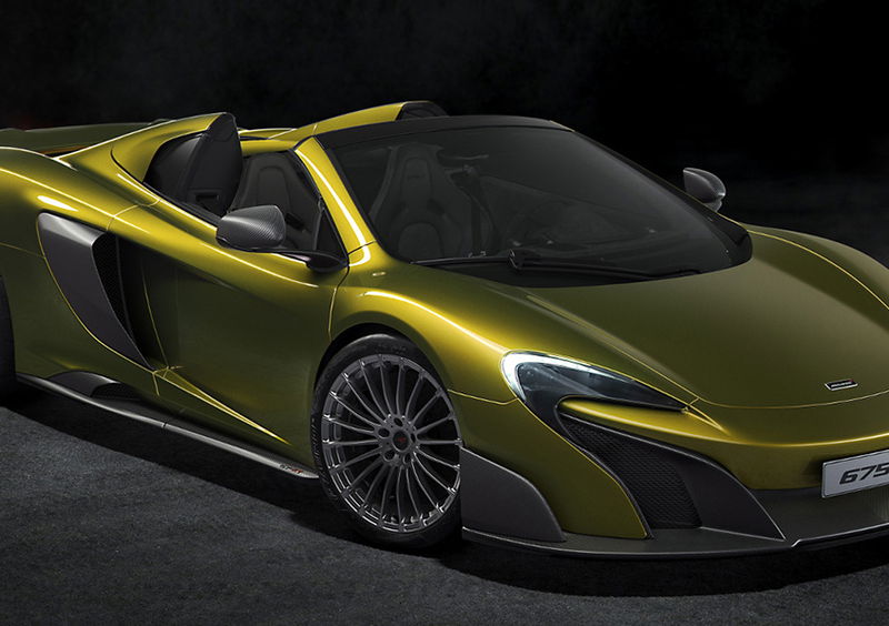 McLaren 675LT Spider: longtail a cielo aperto