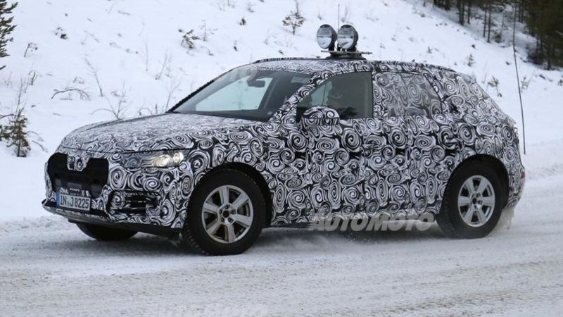 Audi Q5, la seconda generazione fa le prove sulla neve