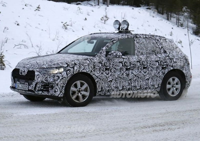 Audi Q5, la seconda generazione fa le prove sulla neve