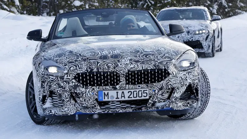 BMW Z4 Spyder. Sempre pi&ugrave; vicini all'uscita