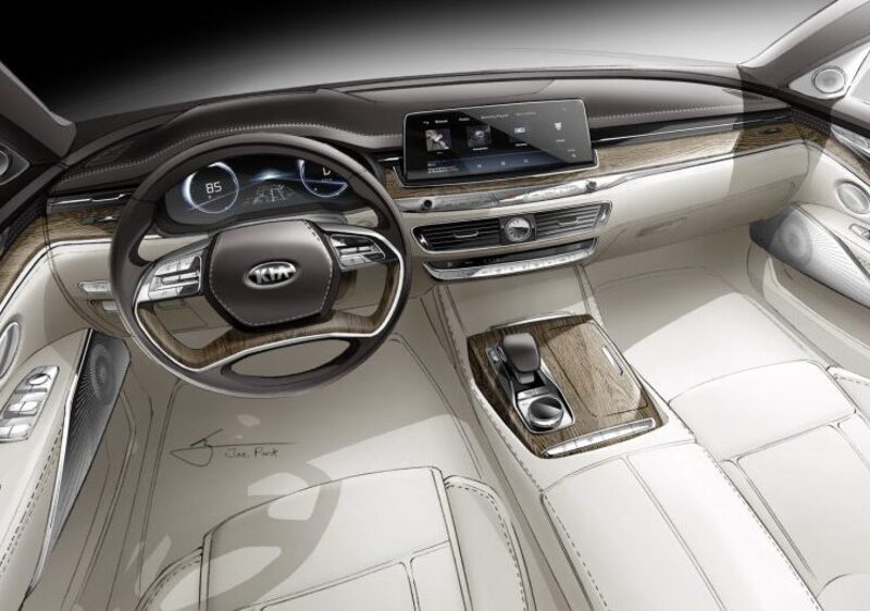 Kia K900, restyling per gli interni della berlina coreana