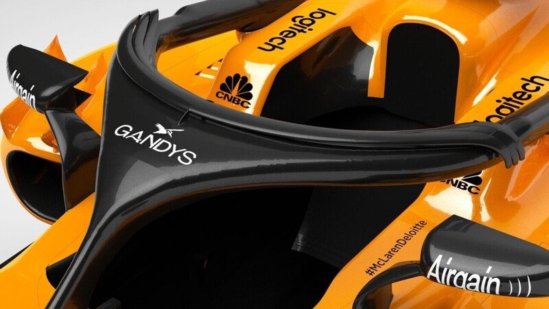 Formula 1, l&rsquo;halo della McLaren sponsorizzato dalle &ldquo;infradito&rdquo;