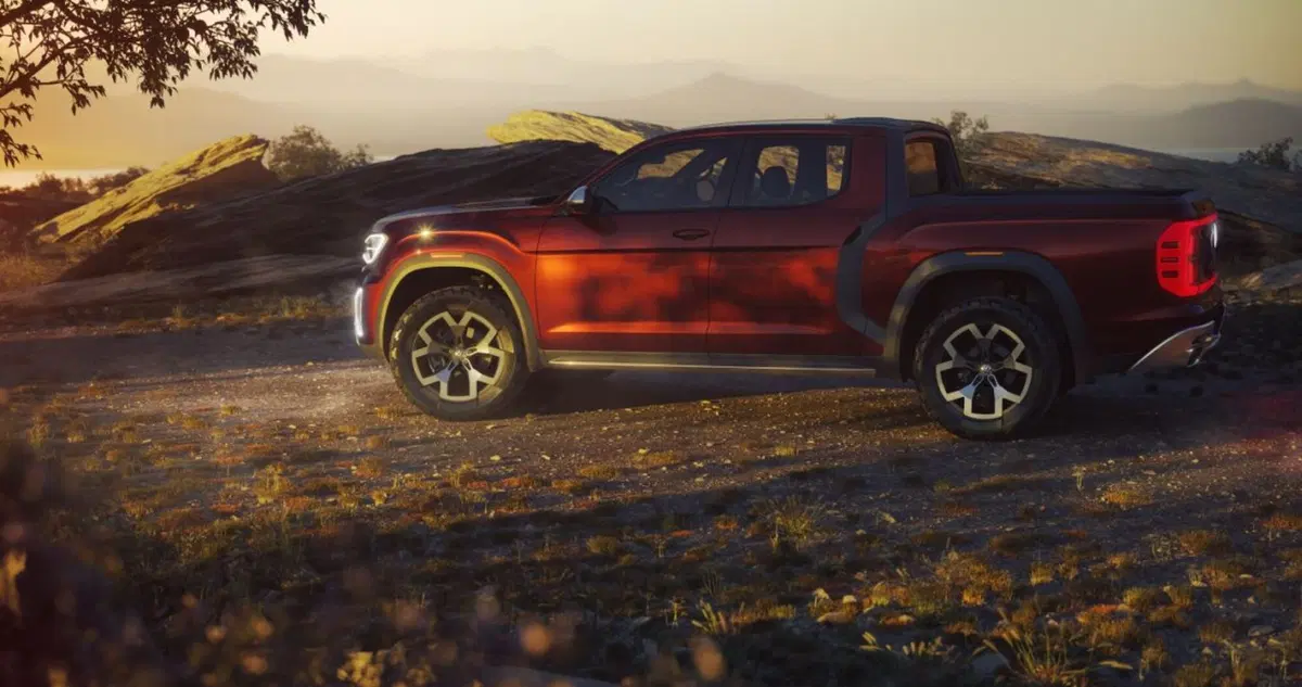 Volkswagen Atlas Tanoak, pick-up tedesco all'americana (3)