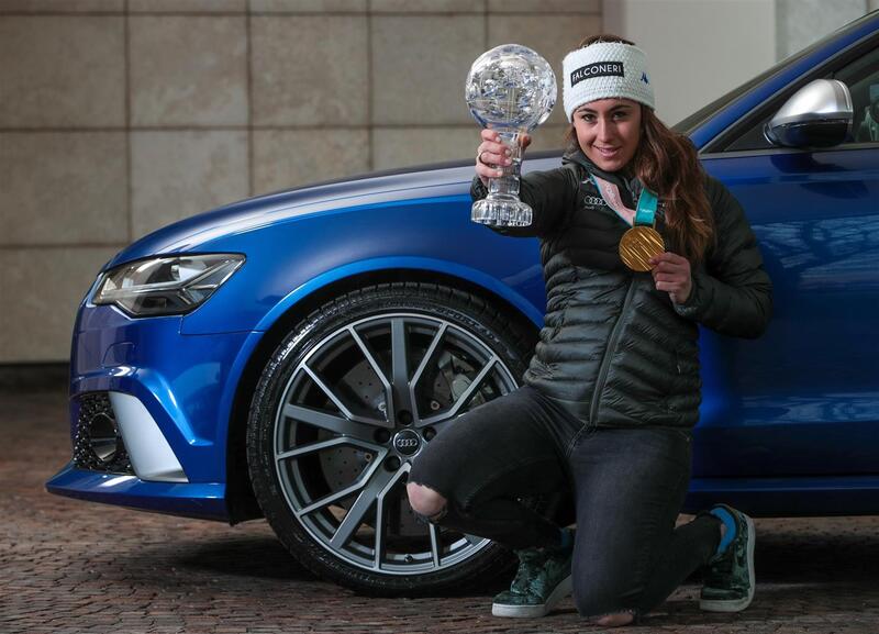 Audi, una RS 6 per Sofia Goggia