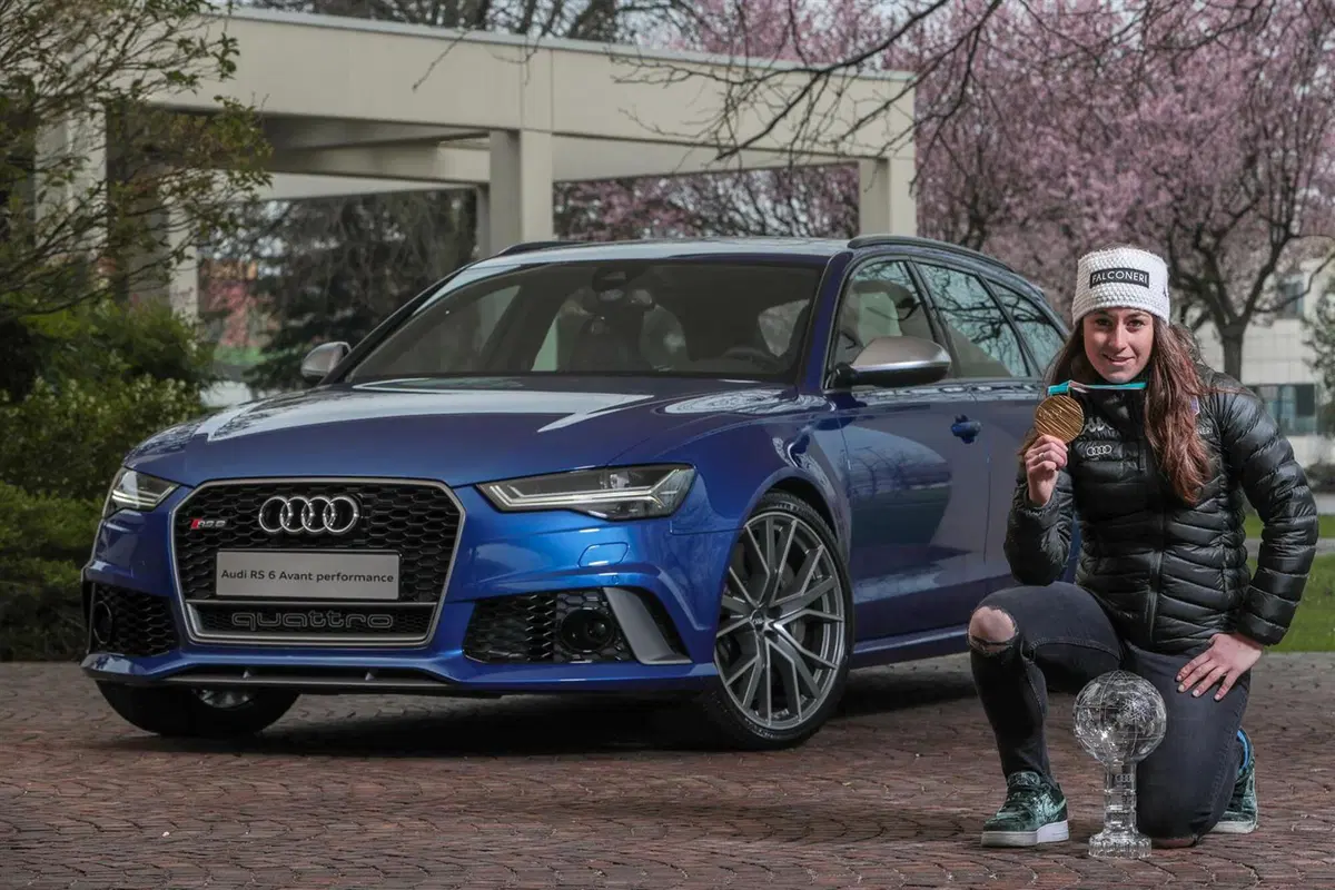 Audi, una RS 6 per Sofia Goggia (2)