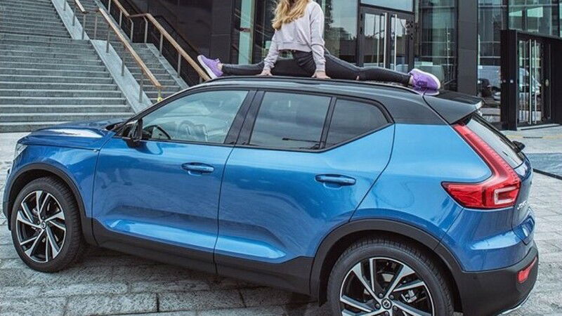 Una Volvo XC40 per la ginnasta Carlotta Ferlito