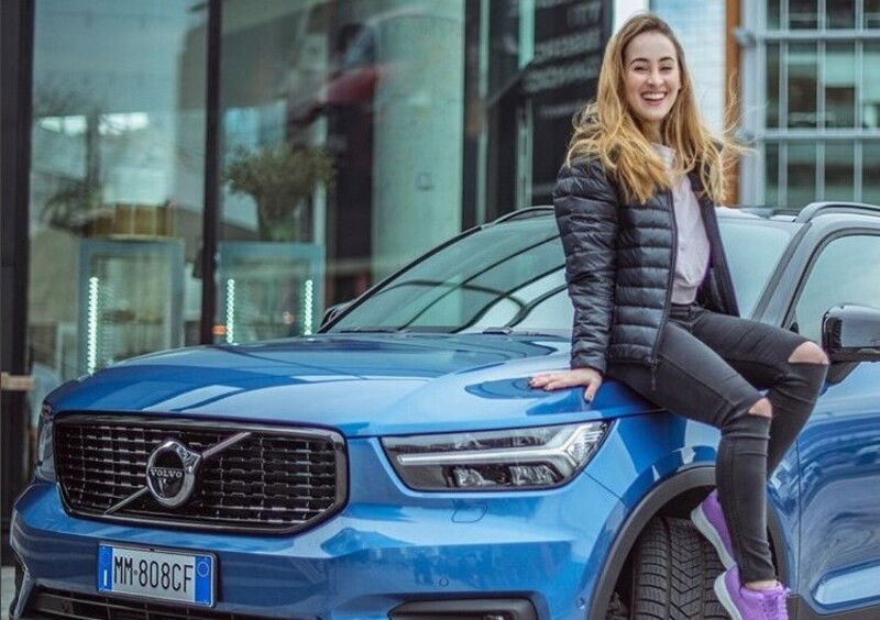 Una Volvo XC40 per la ginnasta Carlotta Ferlito