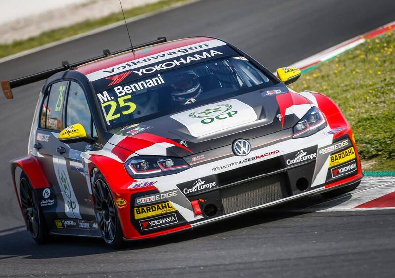 Mehdi Bennani sulla Volkswagen Golf GTI TCR preparata dalla S&eacute;bastien Loeb Racing