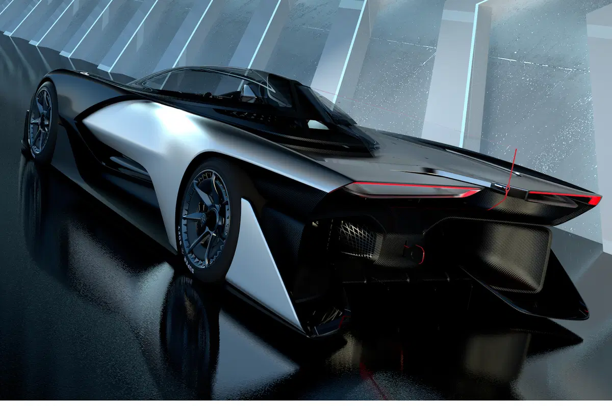 Faraday Future FFZERO1, 1.000 CV per la supercar EV a guida autonoma (13)