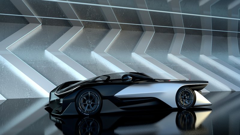 Faraday Future FFZERO1, 1.000 CV per la supercar EV a guida autonoma
