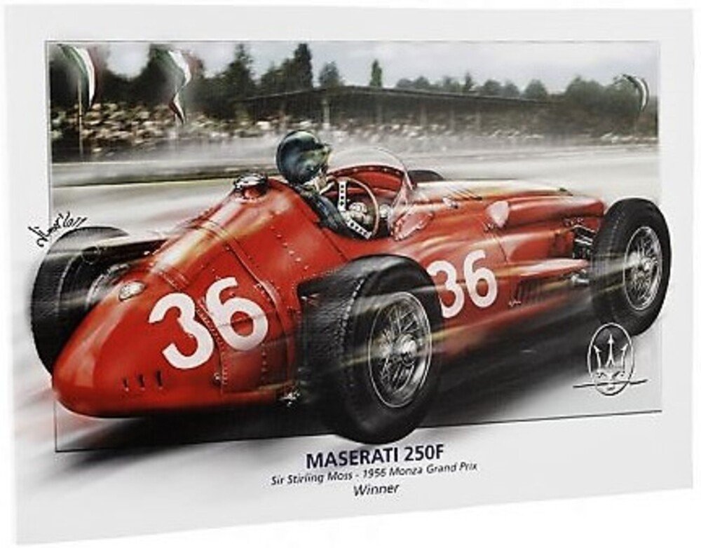 La Maserati 250F che corse e vinse a Roma, era una monoposto di F1