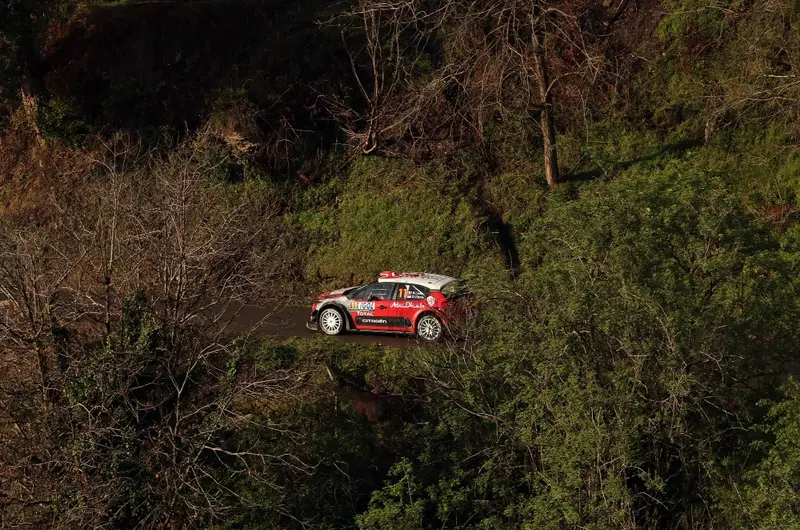 L'equipaggio Leob-Elena al rally Corsica 2018