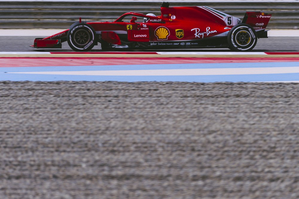 Sebastian Vettel, quinto nelle FP3 del GP del Bahrain