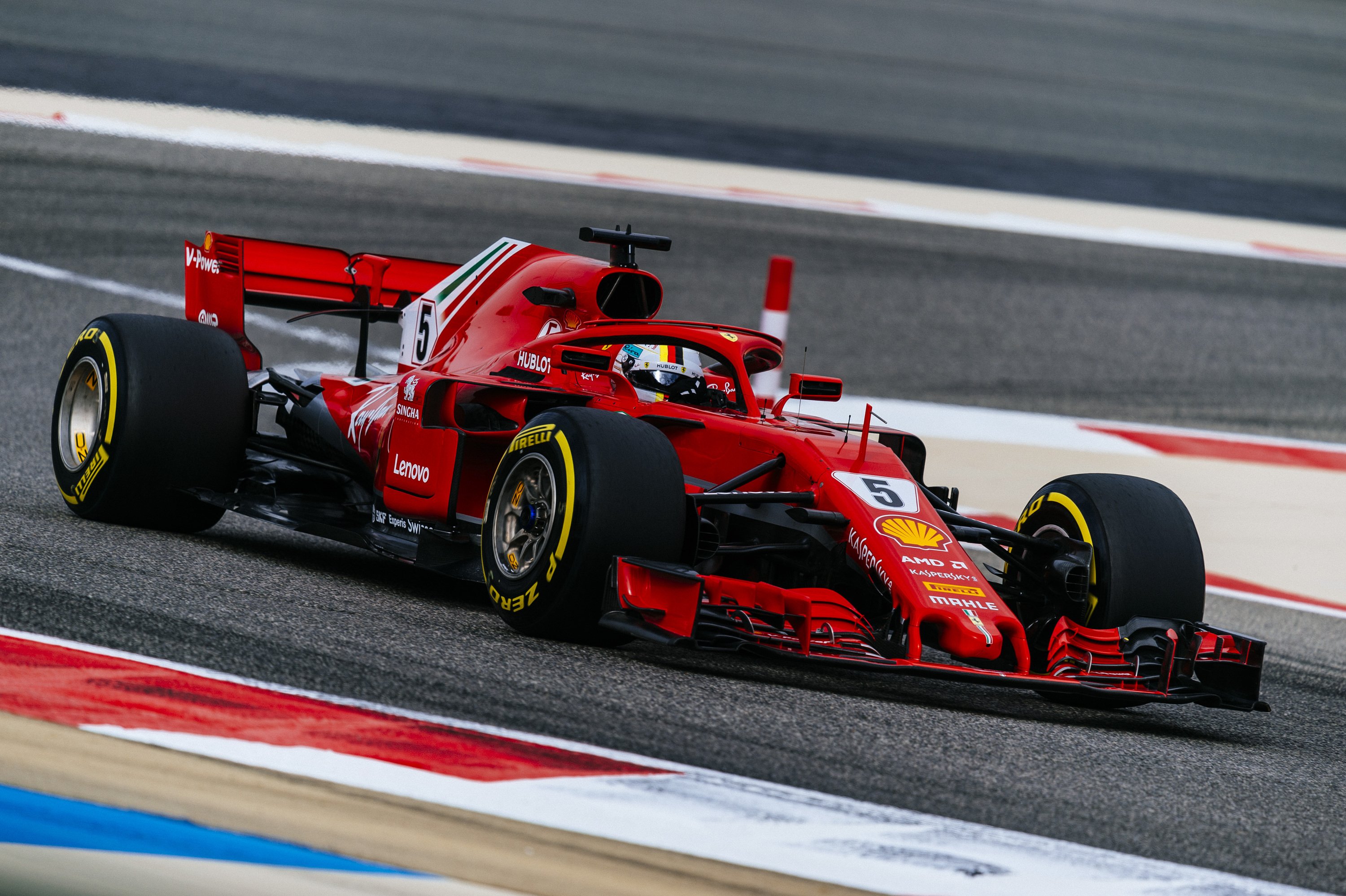 F1, GP Bahrain 2018: Ferrari, la Rossa c&#039;&egrave;