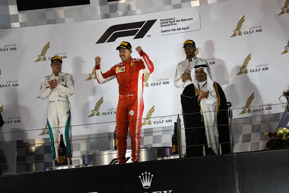 F1, GP Bahrain 2018, Vettel: «Una vittoria dal sapore speciale» (33)