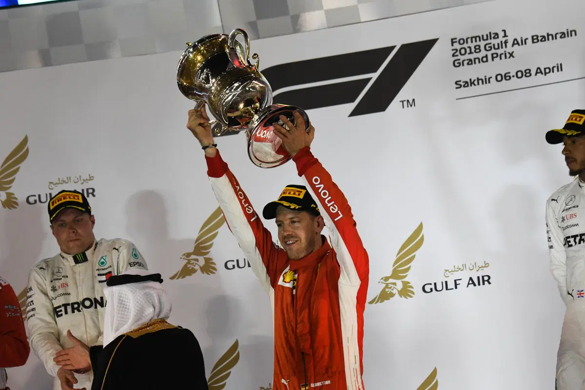 F1, GP Bahrain 2018, Vettel: «Una vittoria dal sapore speciale» (36)