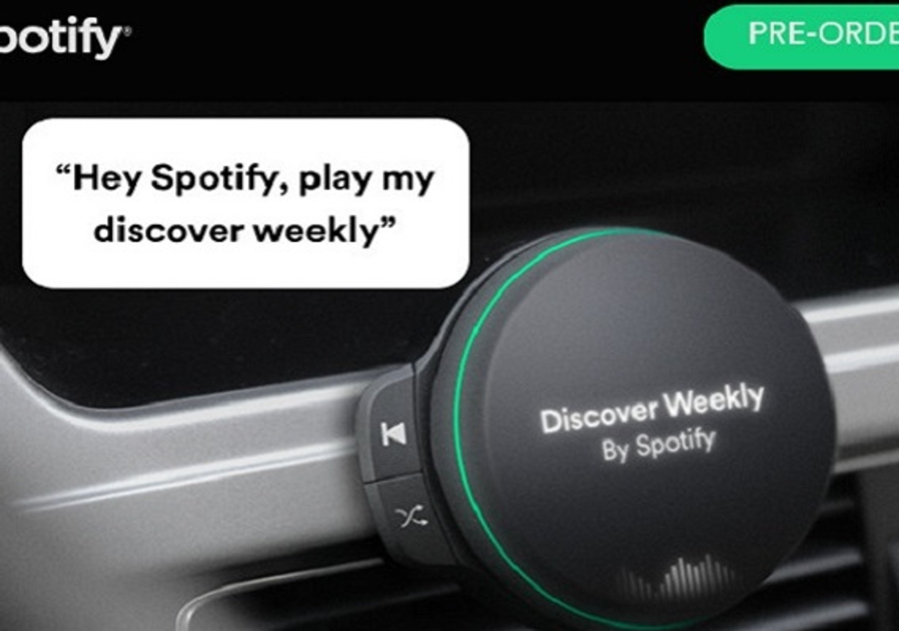 Spotify sale a bordo: in arrivo il player per auto