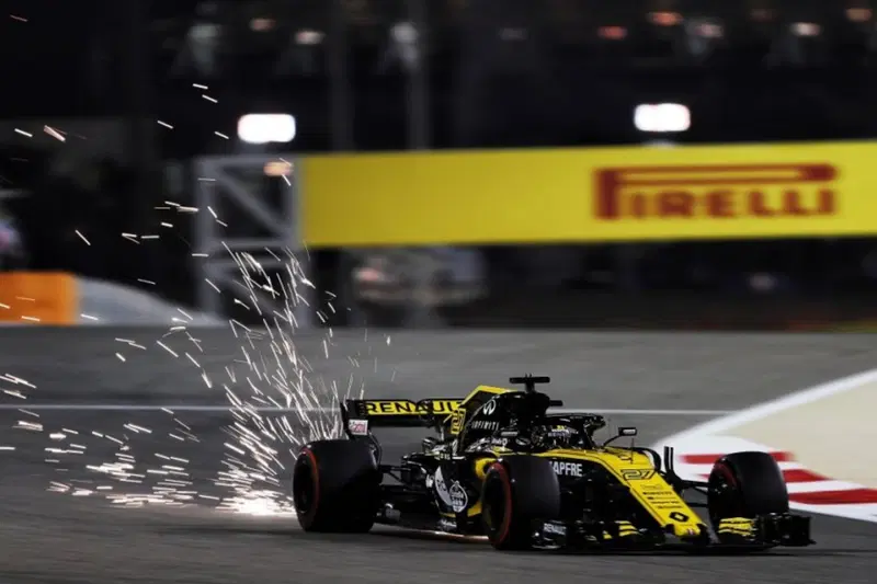 Nico Hulkenberg durante la gara 