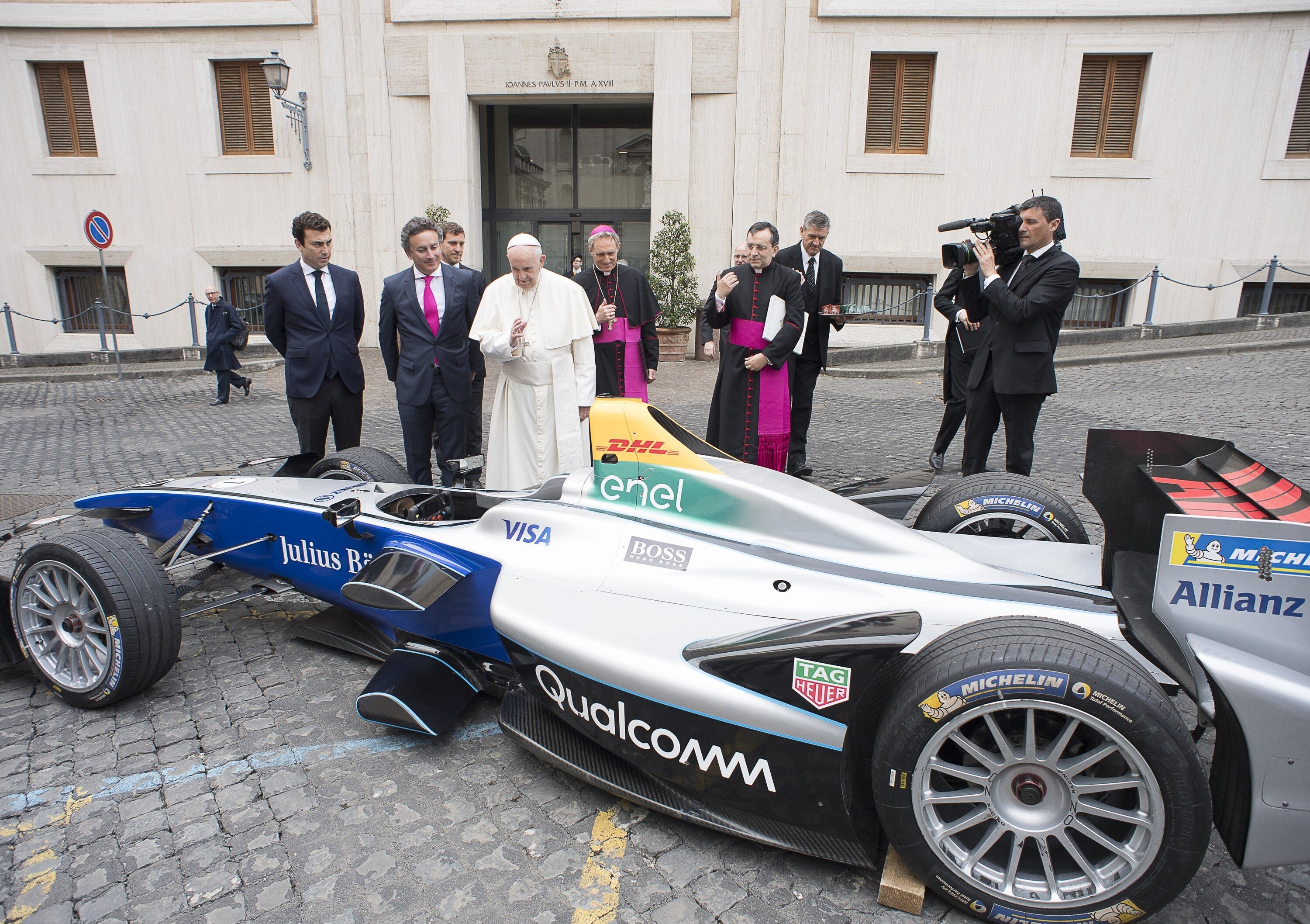 La Formula E incontra Papa Francesco in vista dell&#039;inaugurazione dell&#039;E-Prix