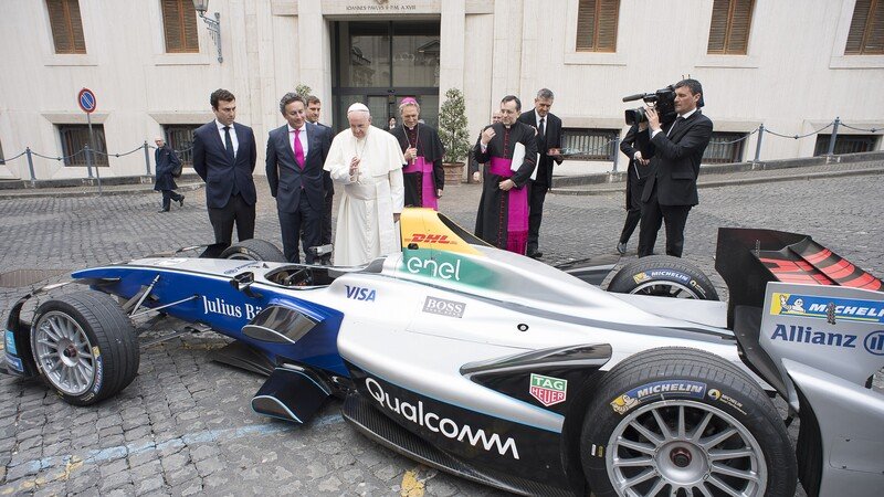 La Formula E incontra Papa Francesco in vista dell&#039;inaugurazione dell&#039;E-Prix