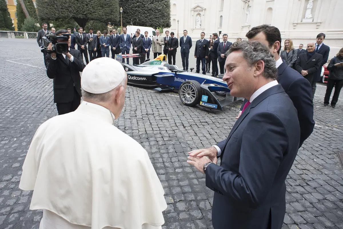 La Formula E incontra Papa Francesco in vista dell'inaugurazione dell'E-Prix (4)