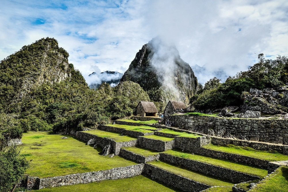 Altra veduta del villaggio inca di Machu Picchu