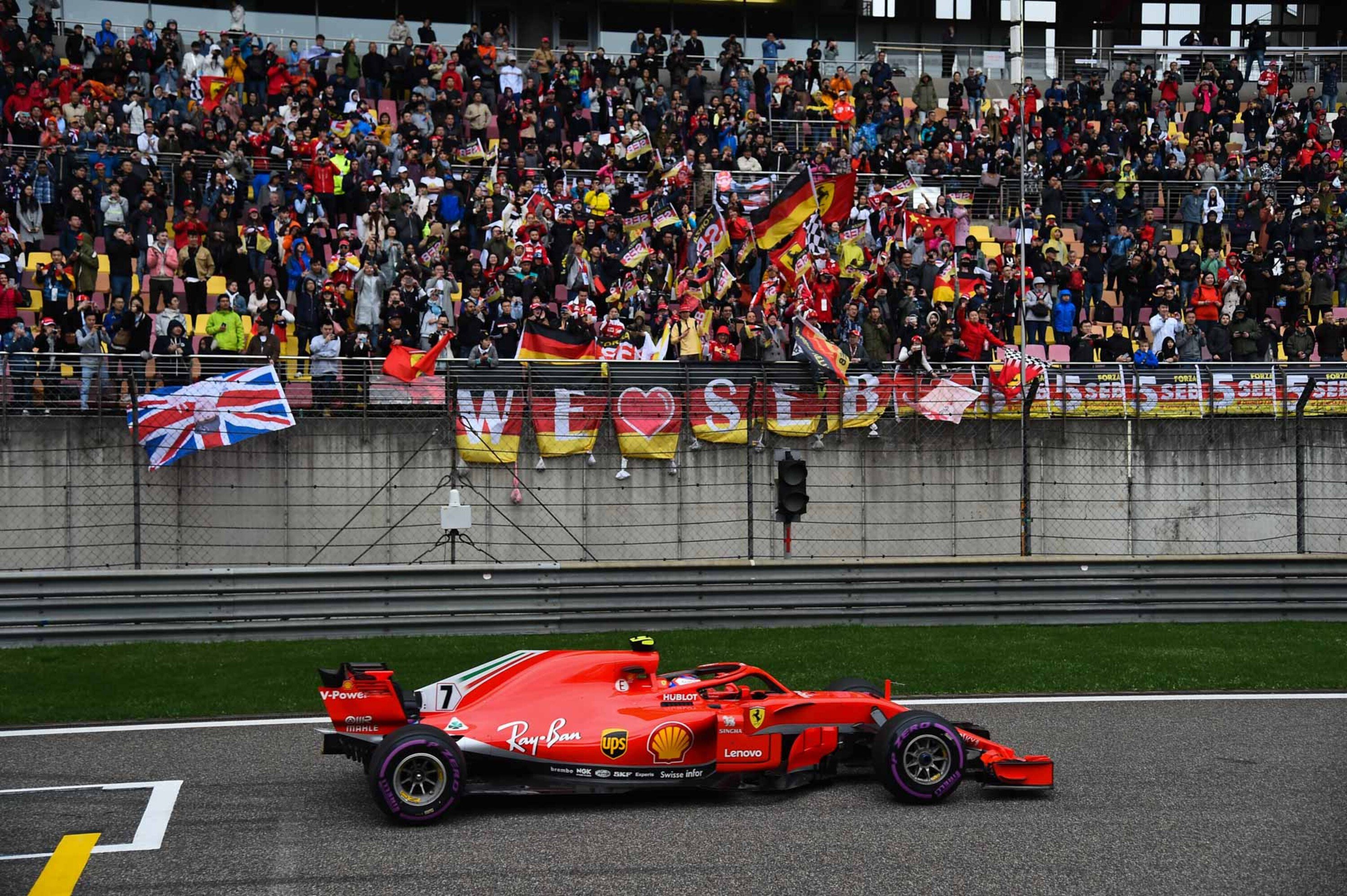 F1, GP Cina 2018: Vettel da record in pole, 2&deg; Raikkonen, seguono le Mercedes