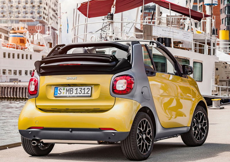 La nuova smart fortwo cabrio