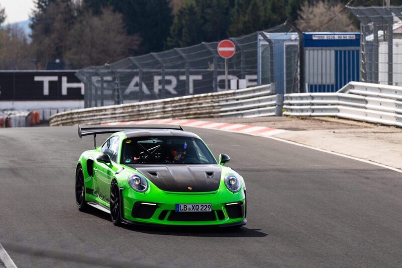 GT3 RS 997 MkII durante uno dei giri veloci al Ring