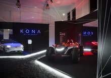 Milano Design Week 2018, Fuorisalone: le luci della Energy Zone Hyundai su Kona Electric