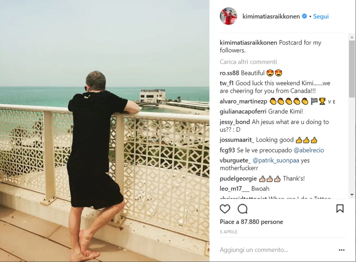 Kimi Raikkonen è la vera star della F1 su Instagram: ecco perché (6)