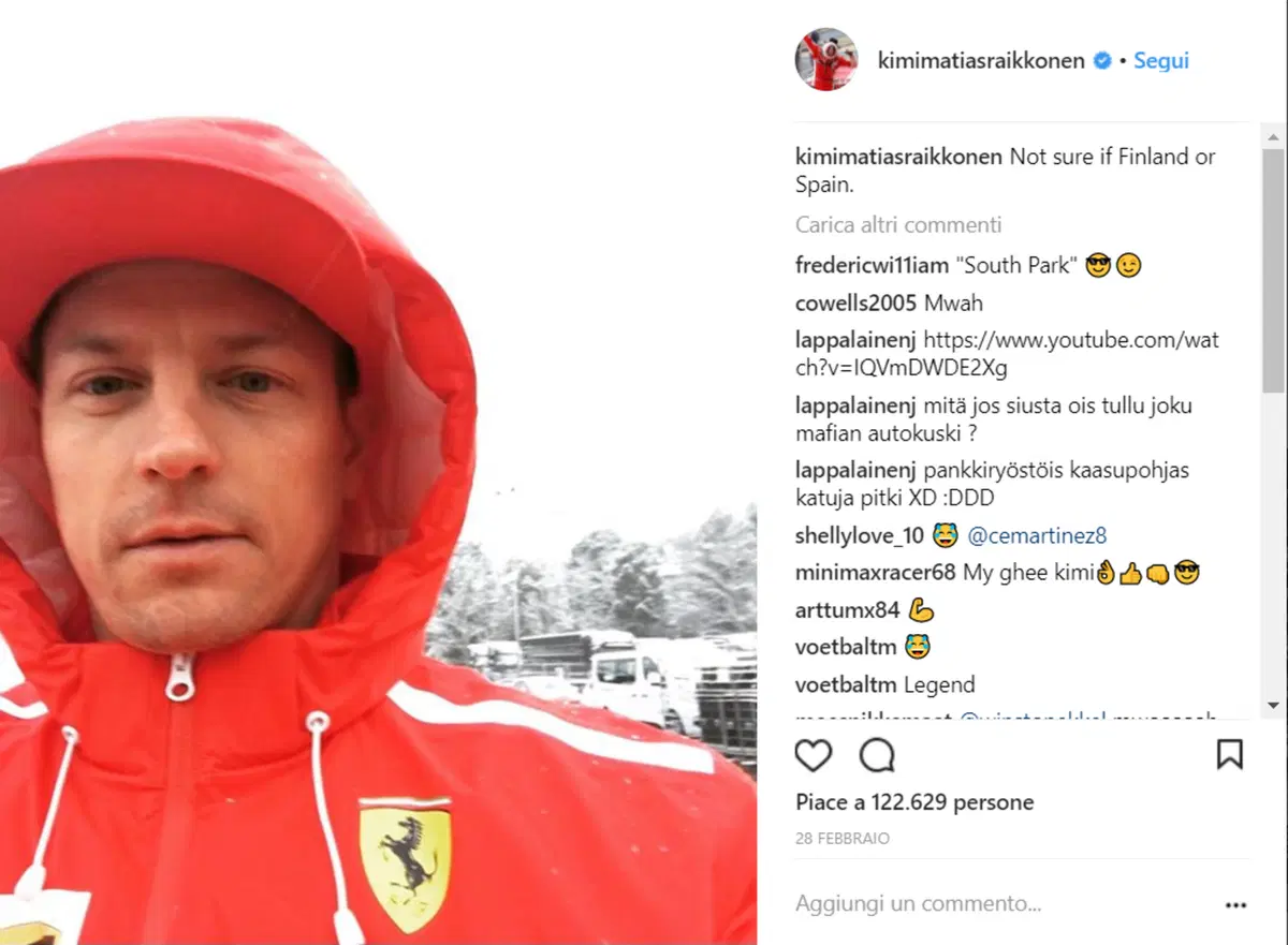 Kimi Raikkonen è la vera star della F1 su Instagram: ecco perché (4)