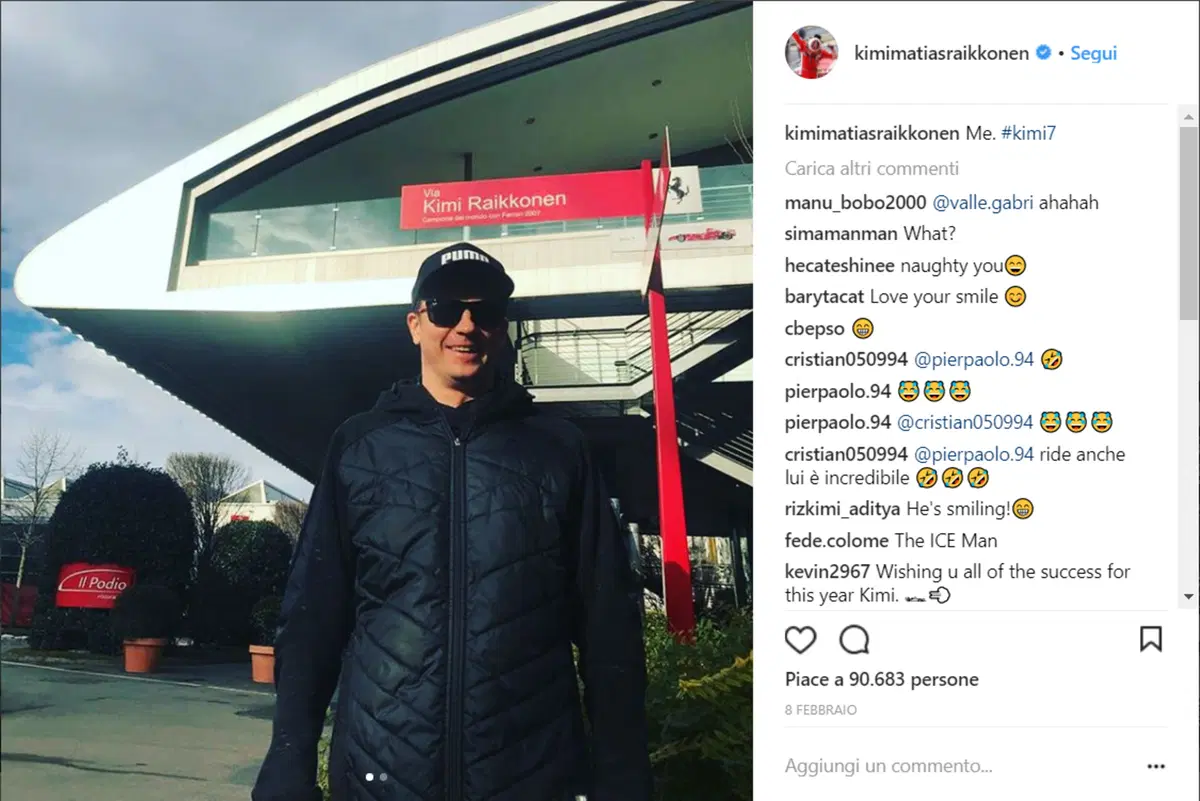 Kimi Raikkonen è la vera star della F1 su Instagram: ecco perché (3)