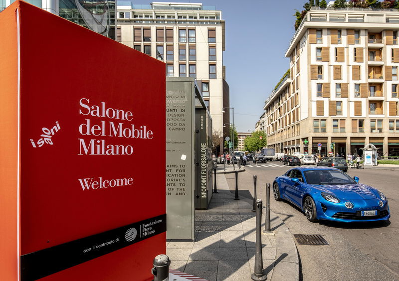 Alpine A110: un&#039;icona del design al salone del mobile 2018