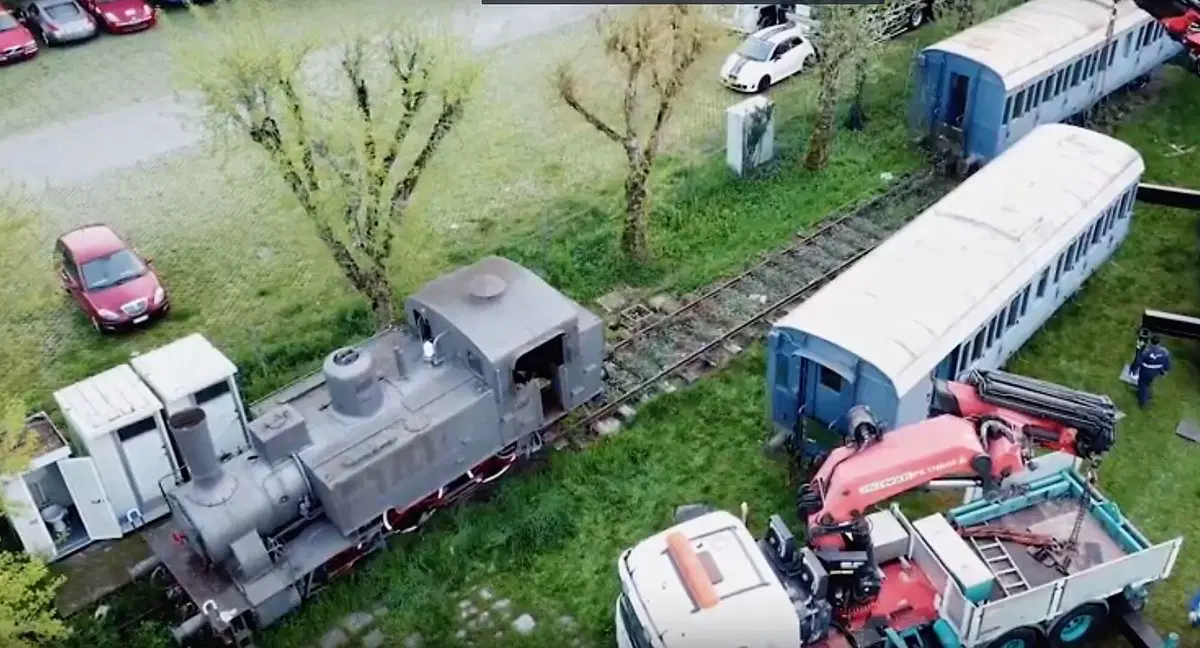 Monza, Autodromo senza treno: la locomotiva storica se ne va  (2)