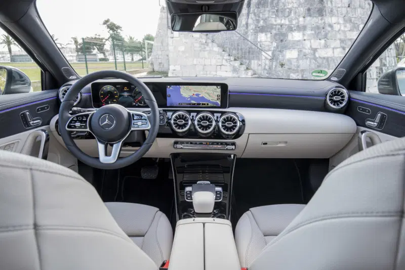 Gli interni della Mercedes Classe A 2018