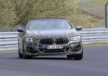 BMW M8 coupé e cabrio, le foto spia